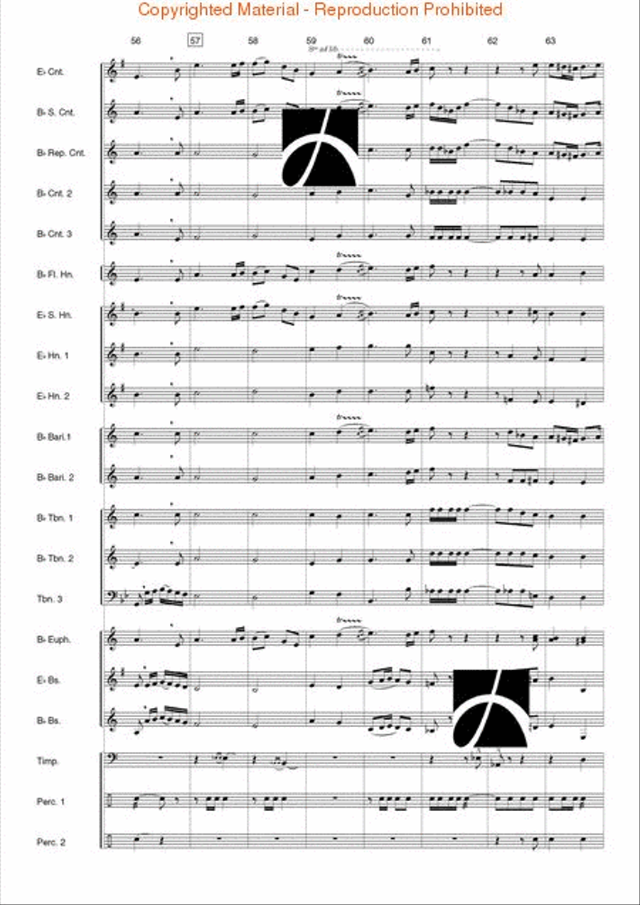 Helios Concert Band scores gallery preview page 9