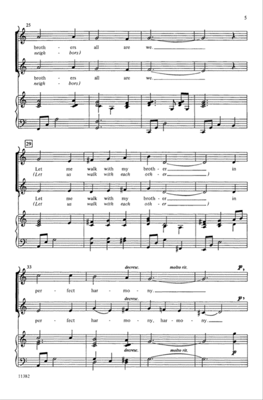 Let There Be Peace on Earth 2-Part scores gallery preview page 11