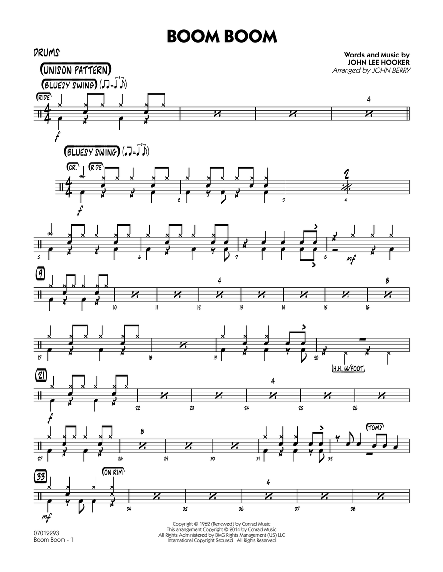 Boom Boom - Drums