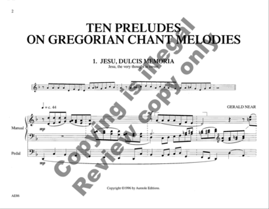 St. Augustine's Organbook Organ scores gallery preview page 12