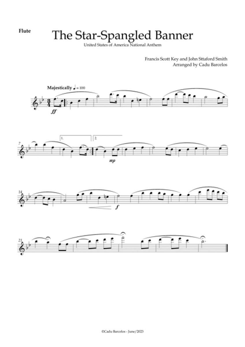 The Star-Spangled Banner - EUA Hymn (Woodwind Quartet) Piano image number null