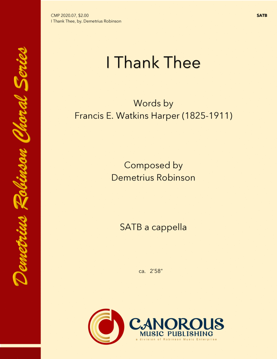 I Thank Thee Divisi scores gallery preview page 1