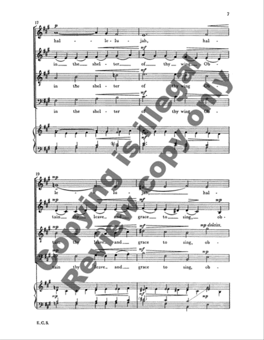 The Eternal Dove The Eternal Dove 4-Part scores gallery preview page 7