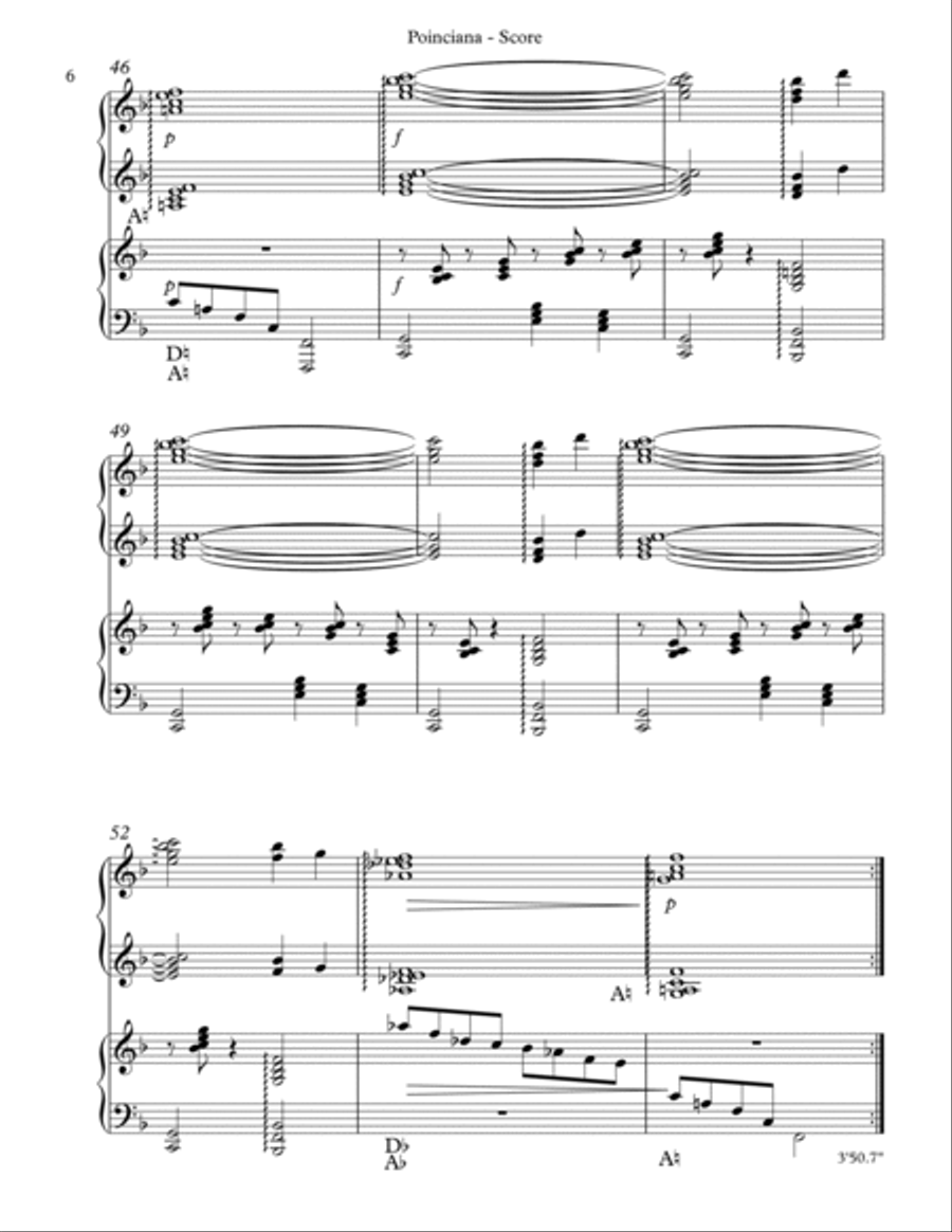 Poinciana (song Of The Tree) Harp scores gallery preview page 6