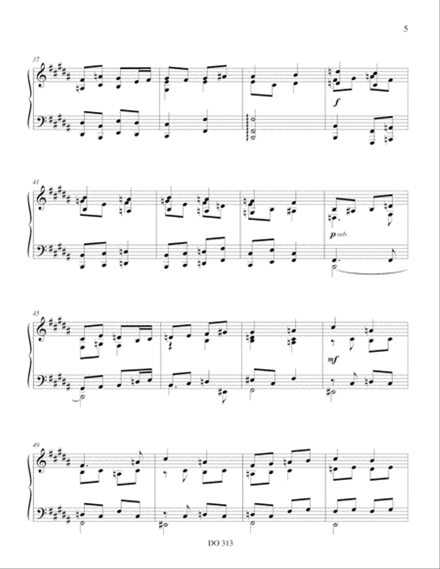 Corps de lumière Corps de lumière Piano Solo scores gallery preview page 4