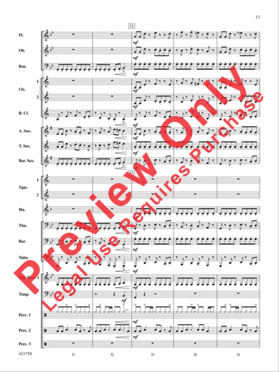 Hyperdrive Concert Band scores gallery preview page 13