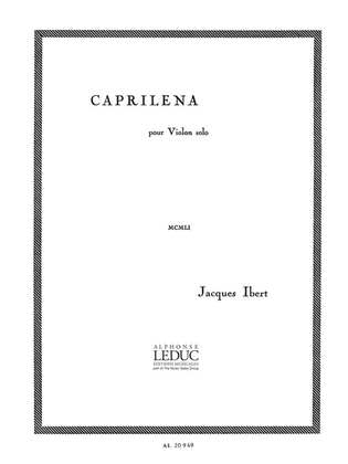 Book cover for Caprilena Vln Solo