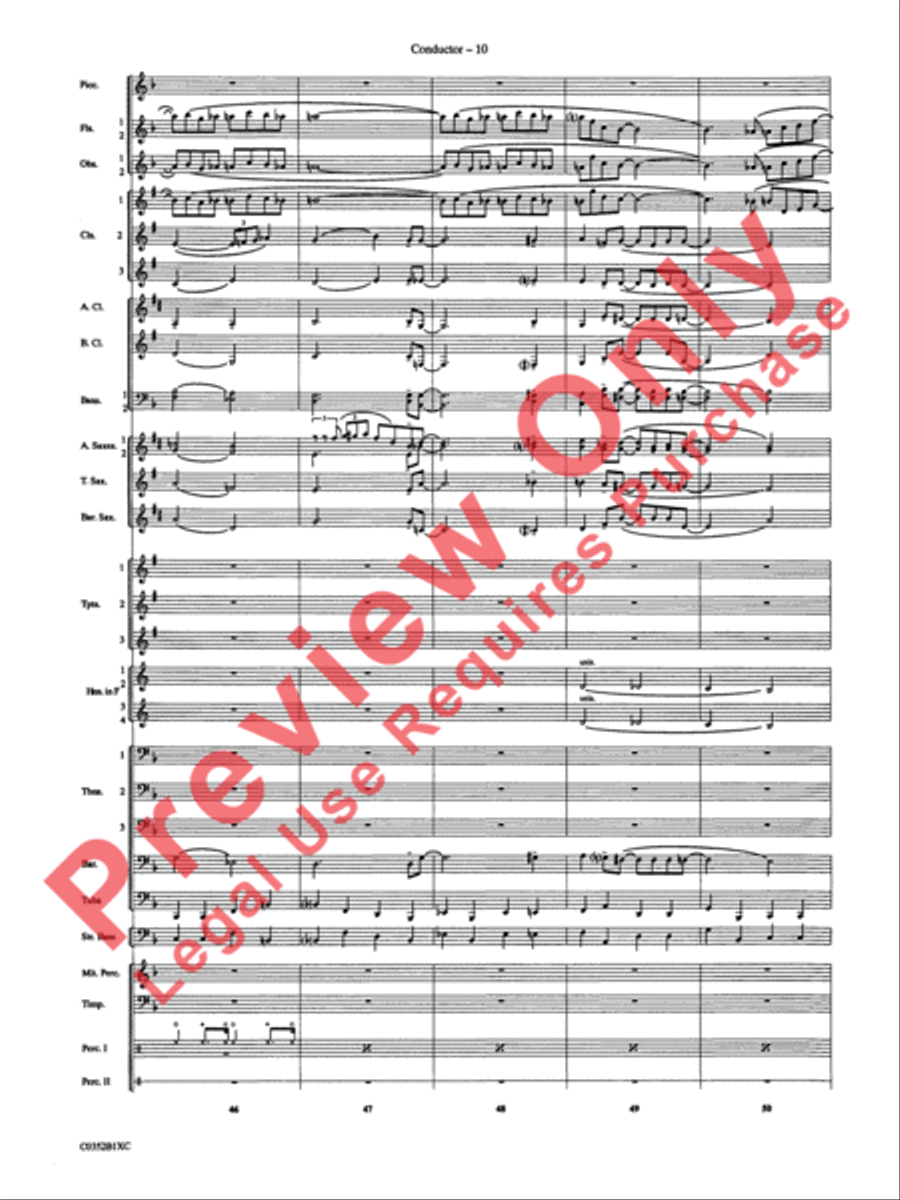 Duke Ellington! Duke Ellington! Concert Band scores gallery preview page 13