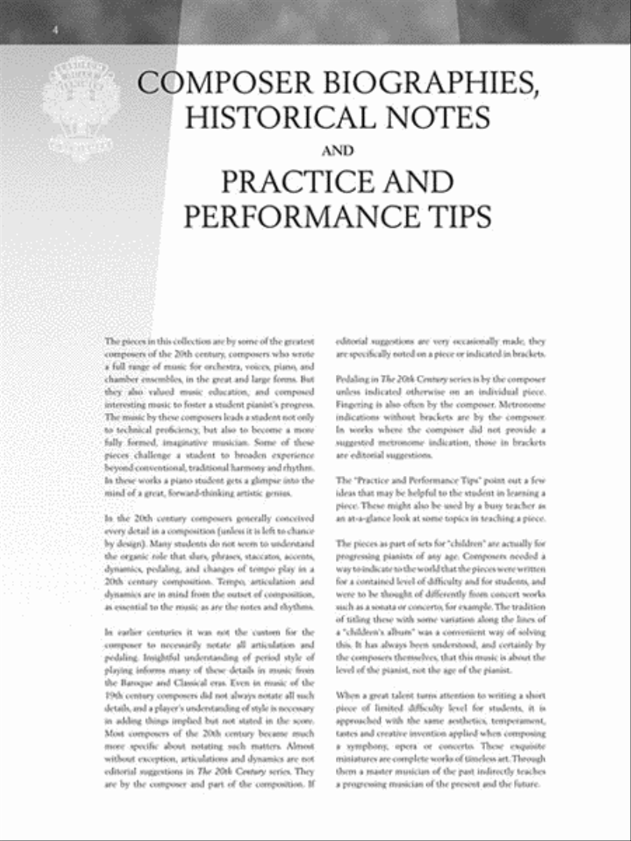 The 20th Century – Early Intermediate Level Piano Solo scores gallery preview page 6