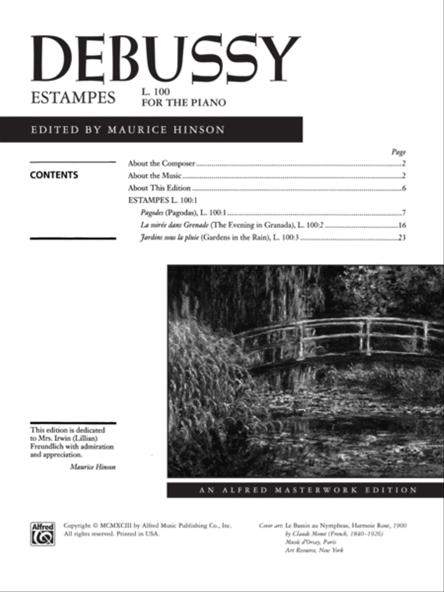Debussy: Estampes Small Ensemble scores gallery preview page 2