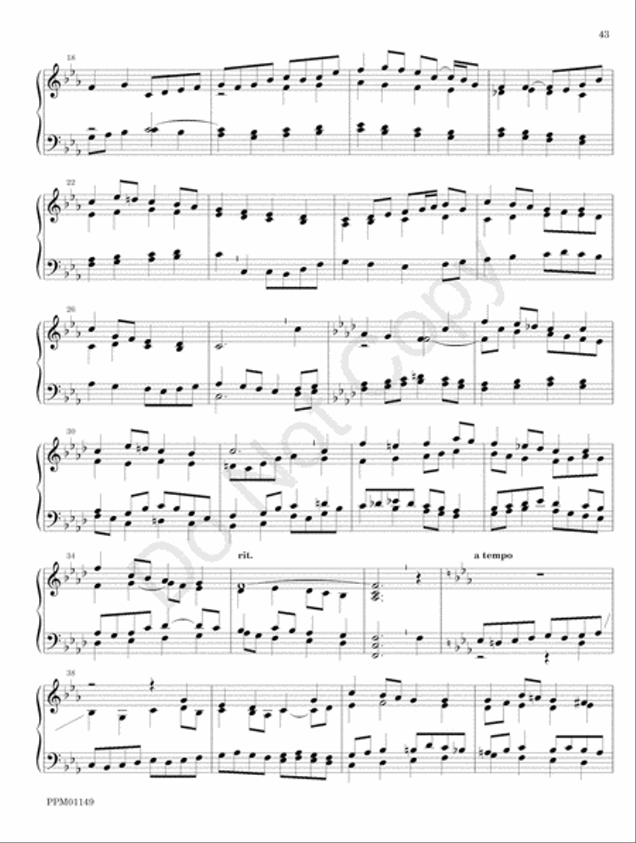 Organ Works for the Church Year Organ scores gallery preview page 49