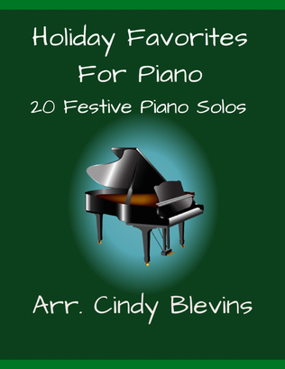 Book cover for Holiday Favorites for Piano Solo