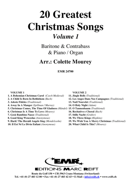 20 Greatest Christmas Songs Vol. 1 image number null
