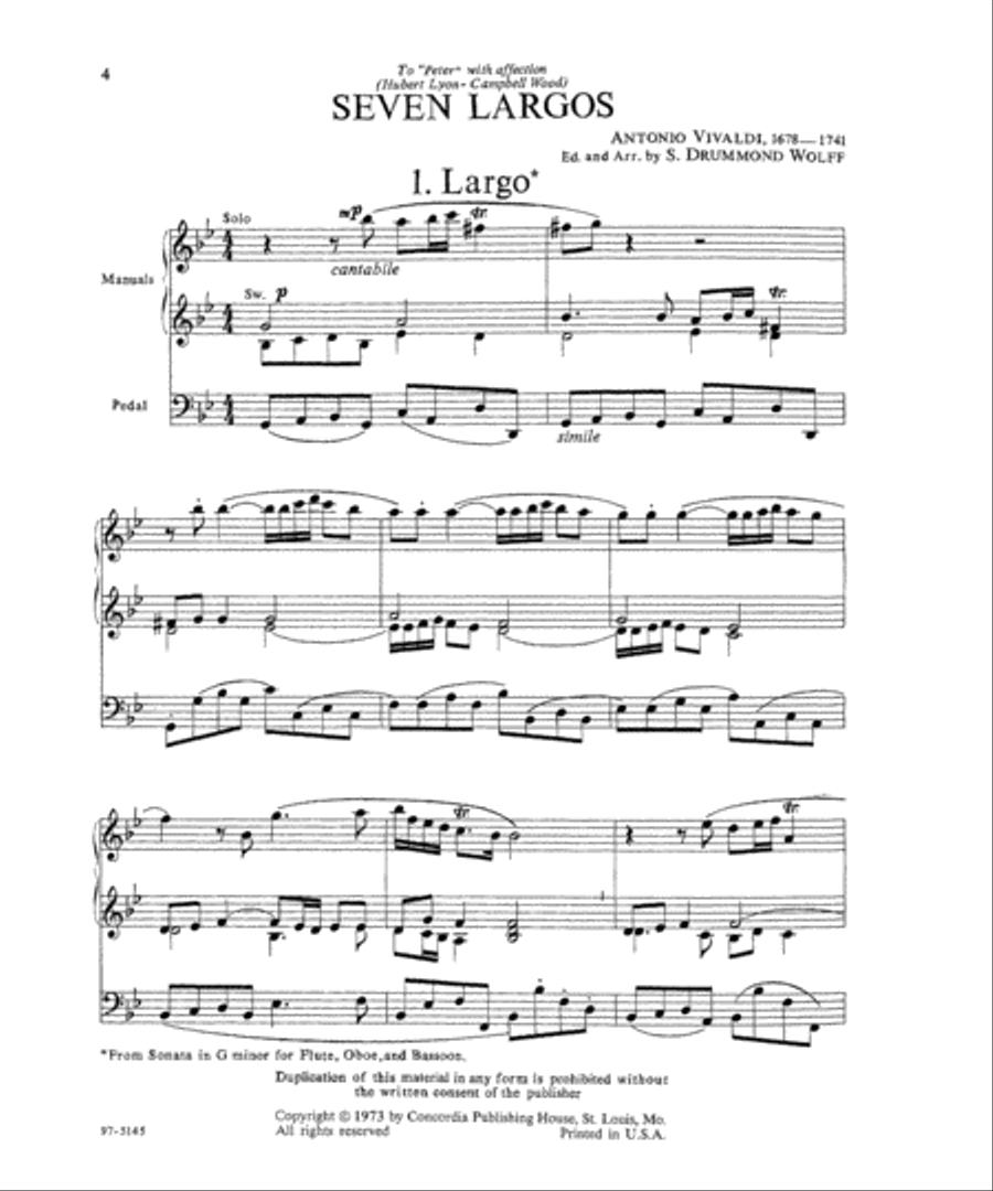 Seven Largos Organ scores gallery preview page 2