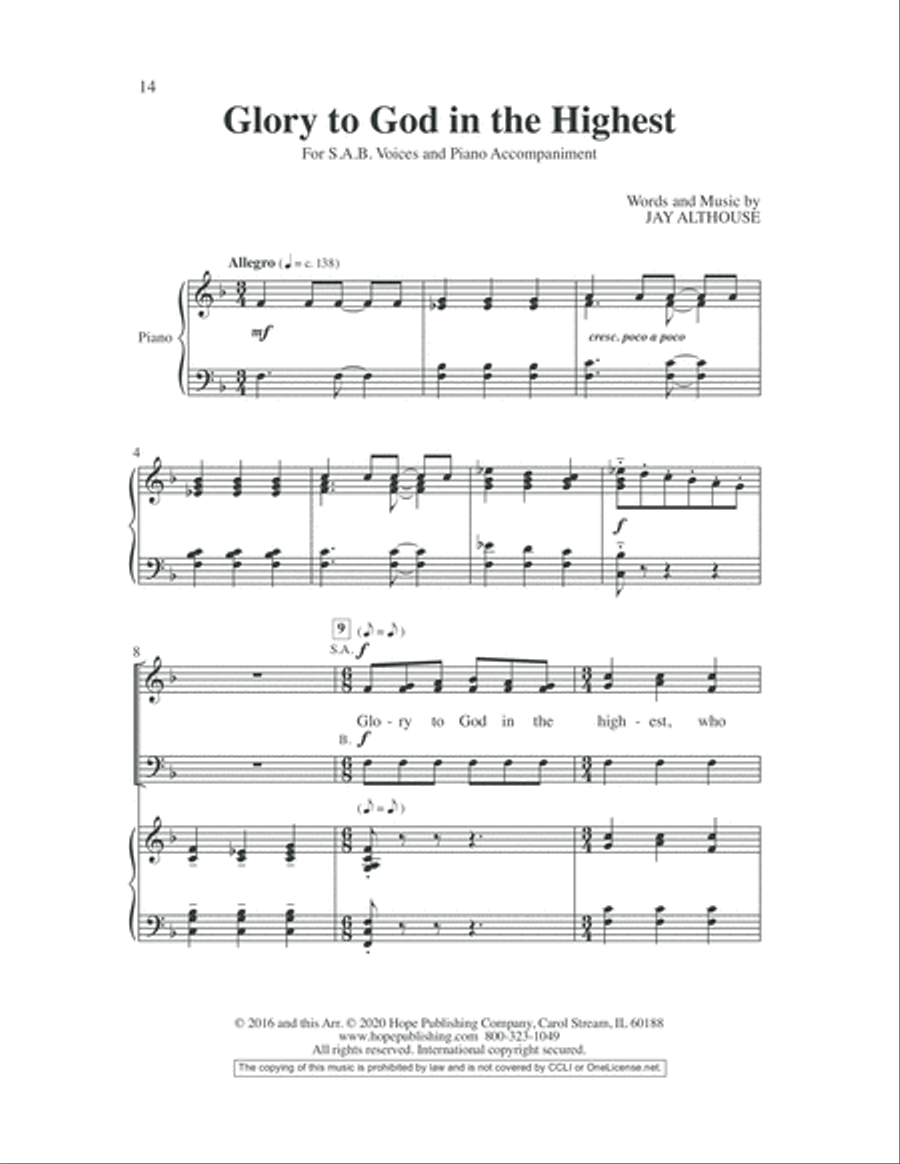 Worship Openers: Introits that Work!, Vol. 5 Choir scores gallery preview page 14