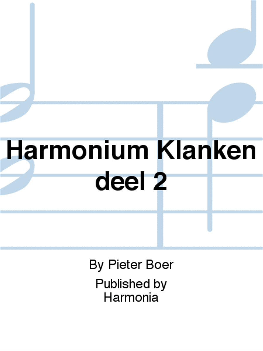 Harmonium Klanken deel 2