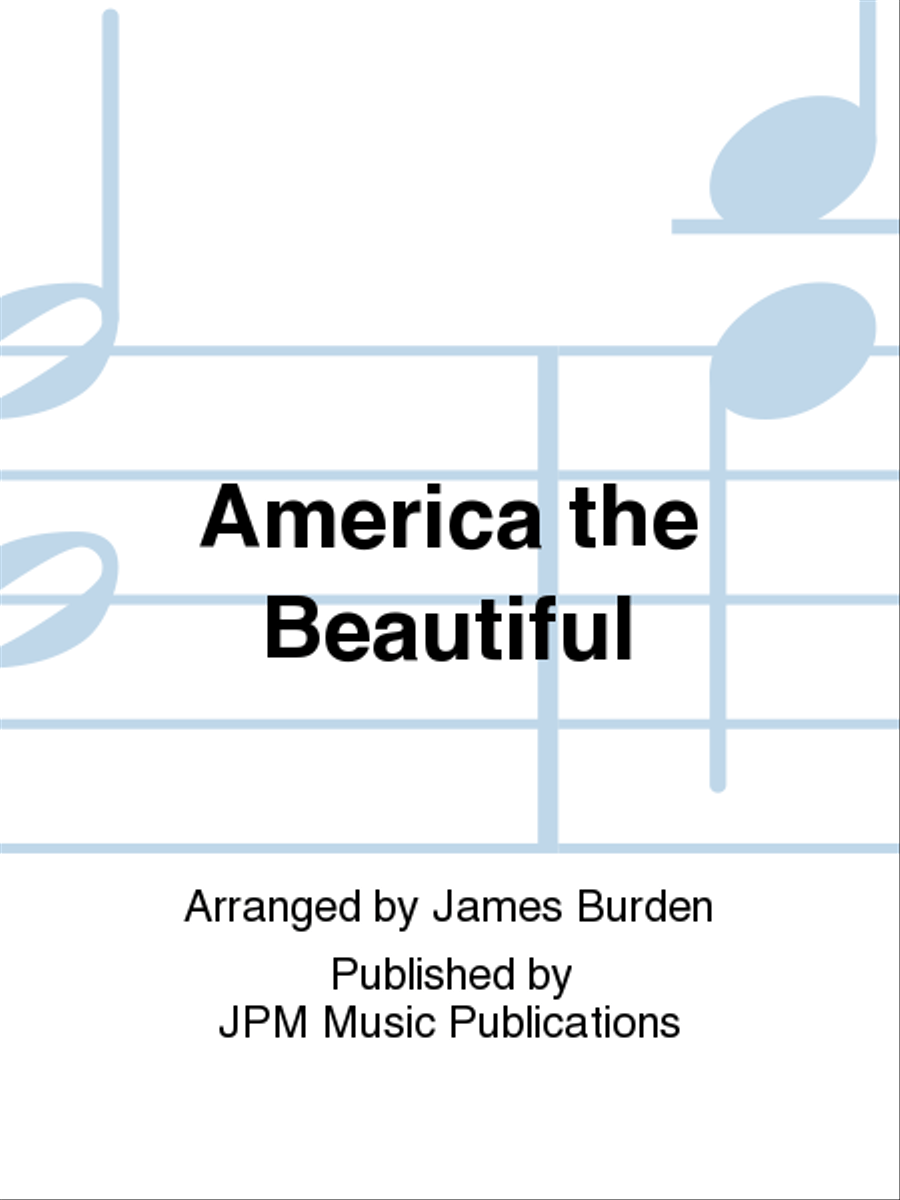 America the Beautiful Marching Band scores gallery preview page 1