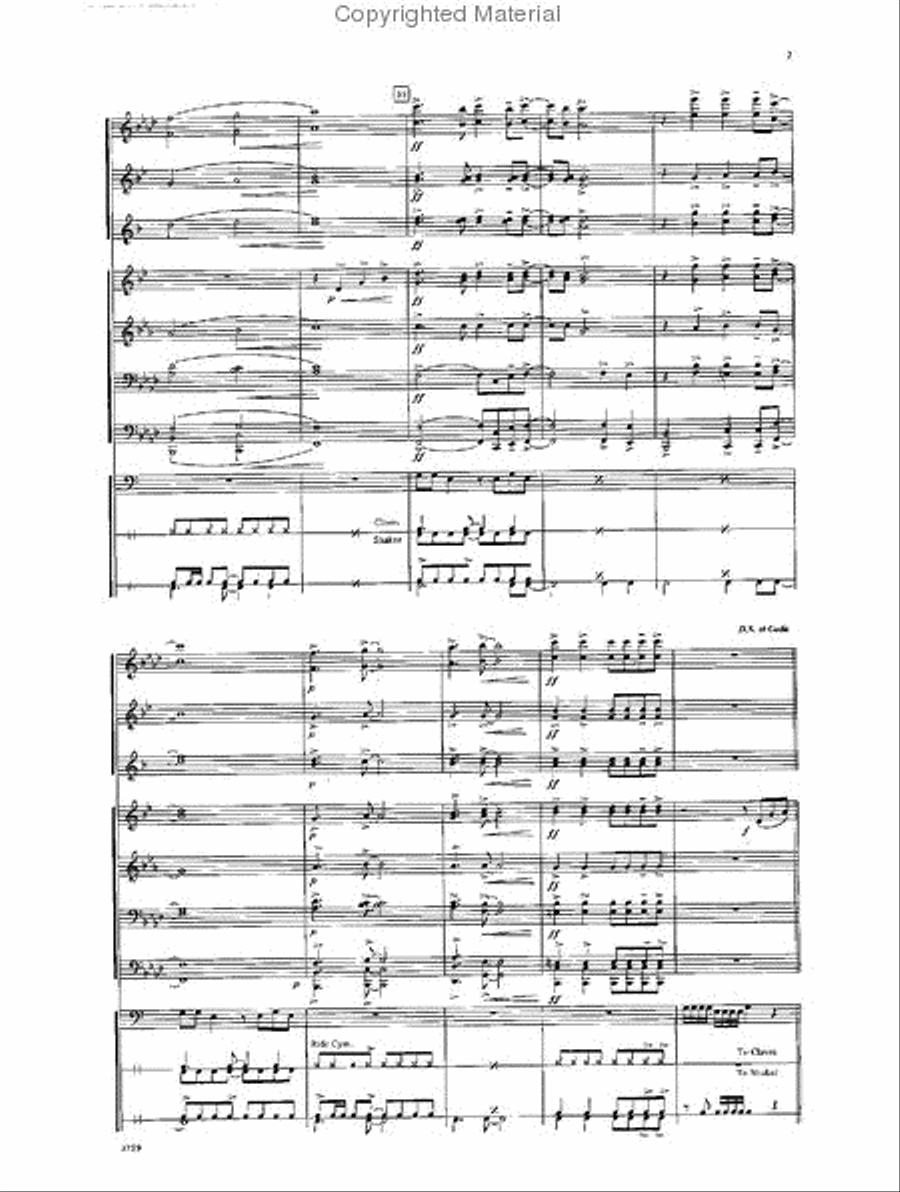 Thumbs Up! Thumbs Up! Concert Band scores gallery preview page 7