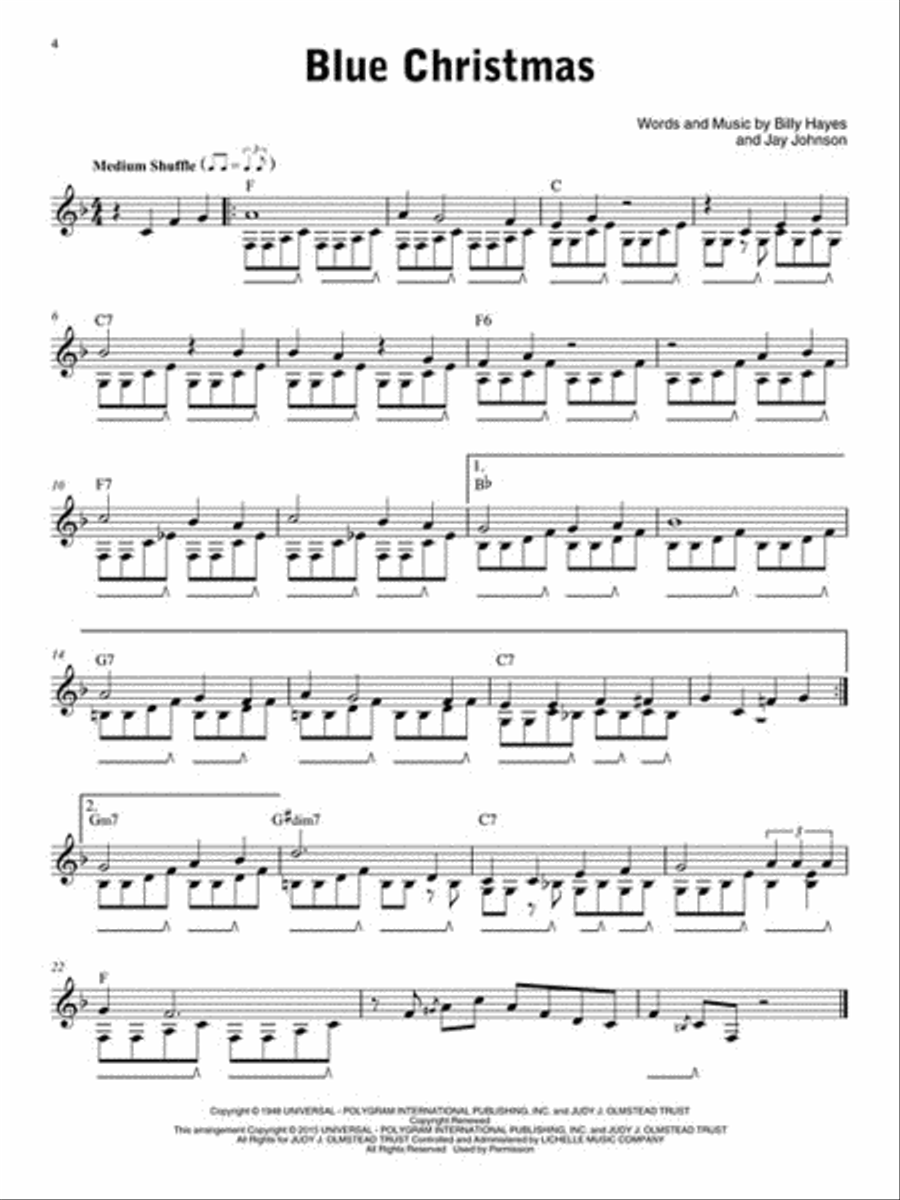 Christmas Songs for Vibraphone Marimba scores gallery preview page 3