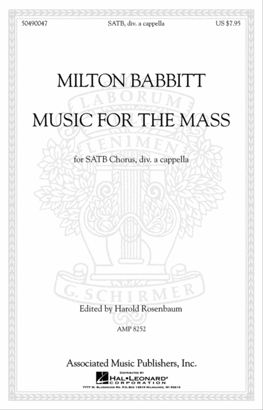Music for the Mass 4-Part scores gallery preview page 1