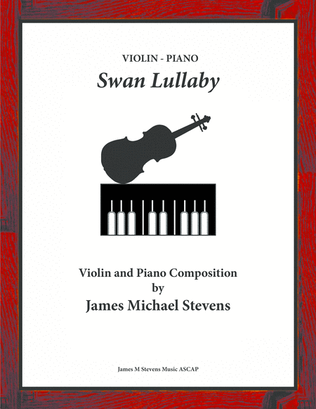 Book cover for Swan Lullaby - Violin & Piano