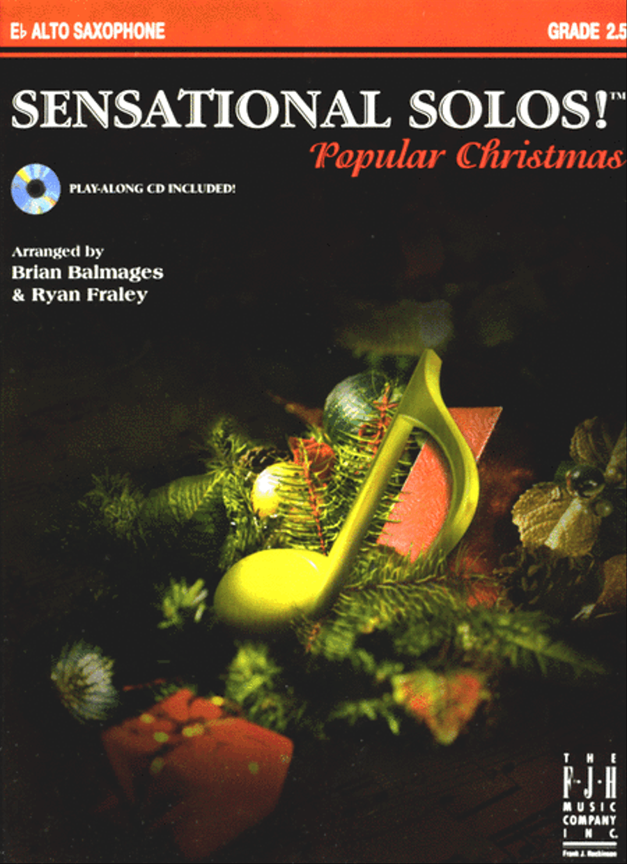 Sensational Solos! Popular Christmas, E-flat Alto Saxophone Alto Saxophone scores gallery preview page 1