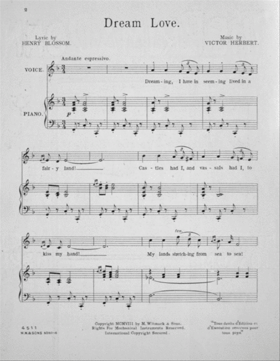Dream Love Voice scores gallery preview page 2