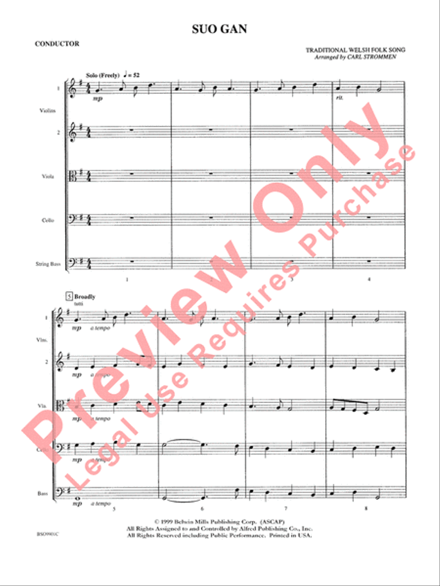 Suo-Gan Suo-Gan String Orchestra scores gallery preview page 4