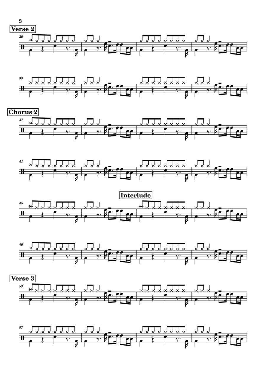 Human Nature Drum Set scores gallery preview page 2