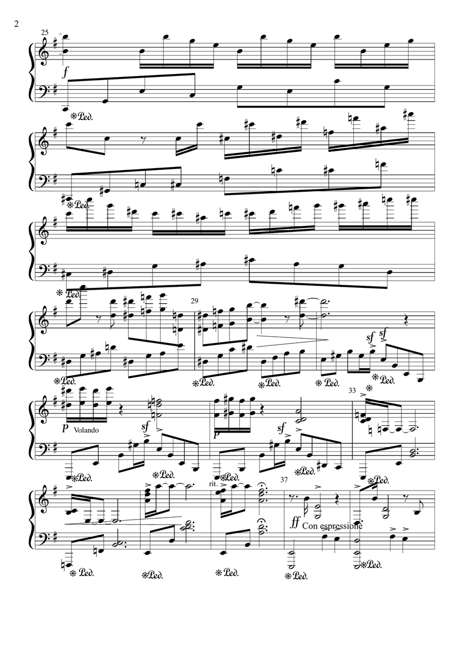 Ego Piano Solo scores gallery preview page 2