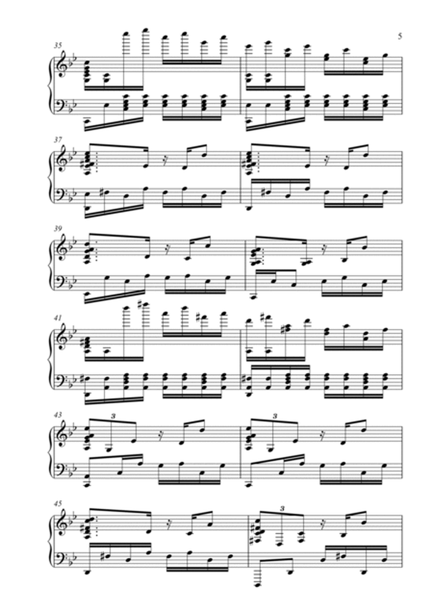 Johannes Brahms - Hungarian Dance N 1 G min - Tutto lo spartito