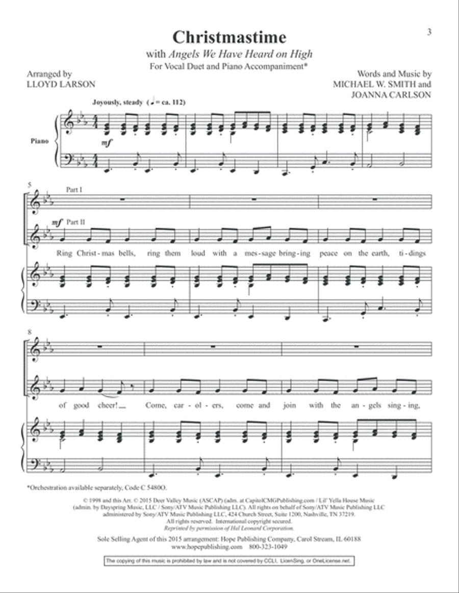 Christmastime Children's Choir scores gallery preview page 4