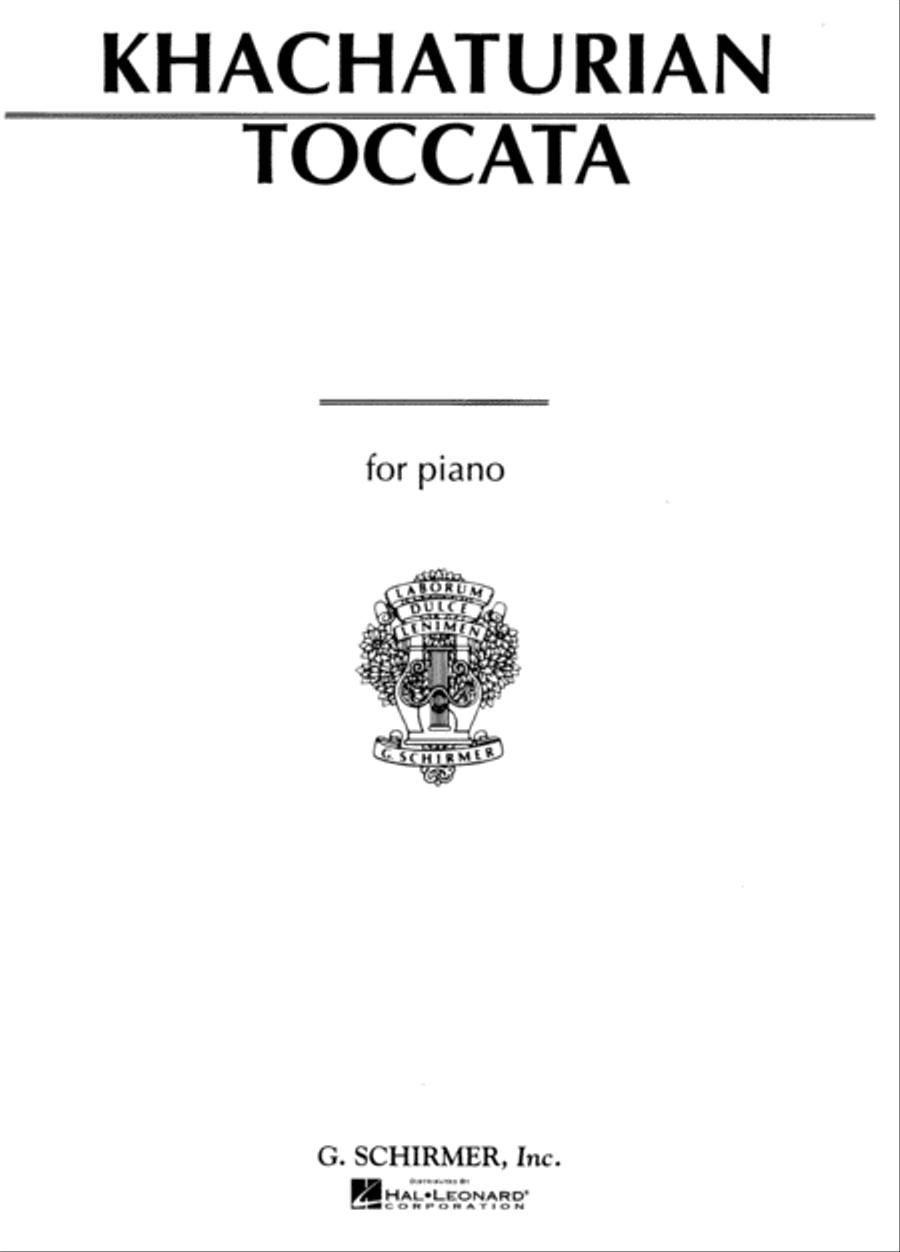 Toccata Piano Solo scores gallery preview page 1