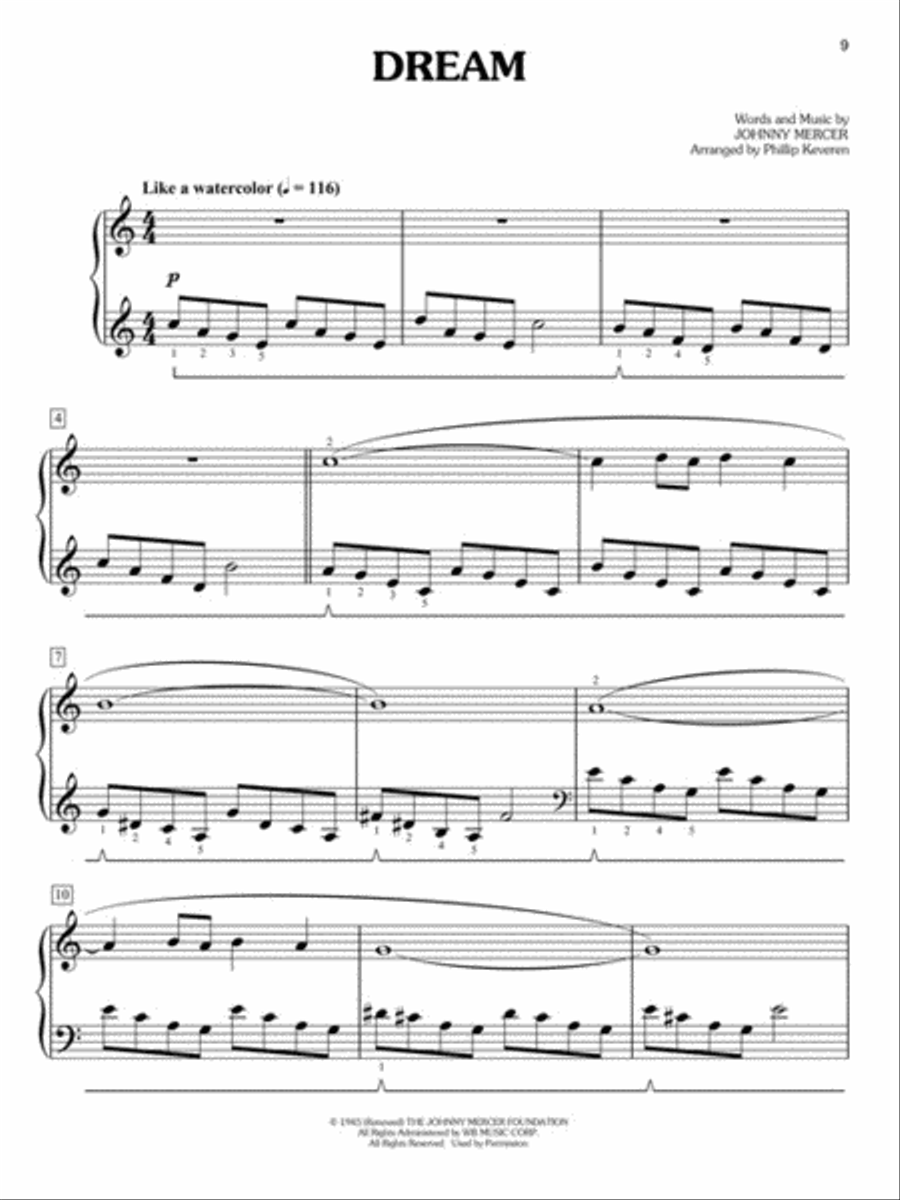 The Most Beautiful Songs for Easy Classical Piano Easy Piano scores gallery preview page 3
