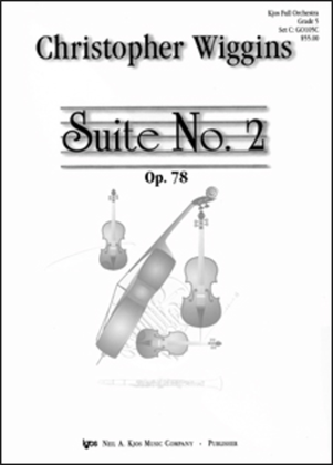 Book cover for Suite No 2 For Orchestra, Opus 78 - Score