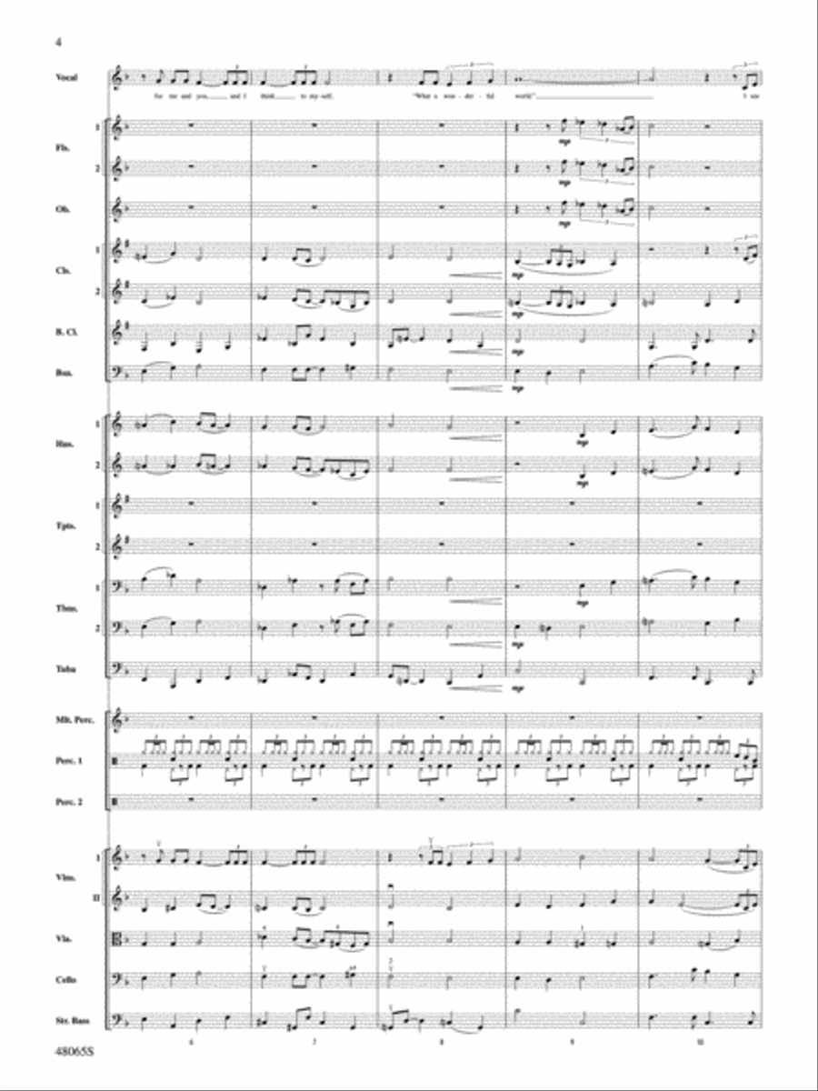 Wonderful Worlds: Score Wonderful Worlds: Score Full Orchestra scores gallery preview page 4