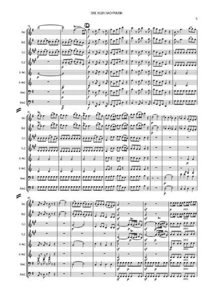 Mozart: Serenade No.13 in G "Eine Kleine Nachtmusik" K.525 (complete) - wind octet image number null