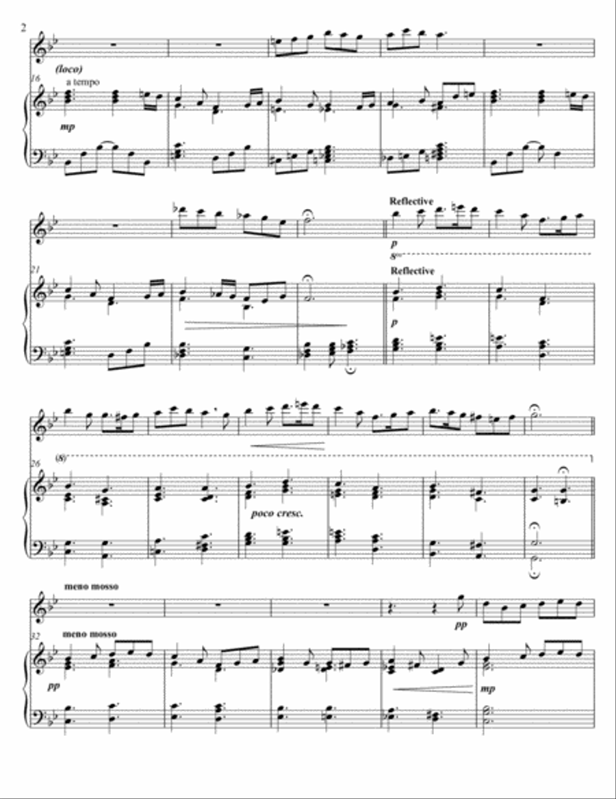 What Child Is This? - for Flute and Piano Flute Solo scores gallery preview page 2