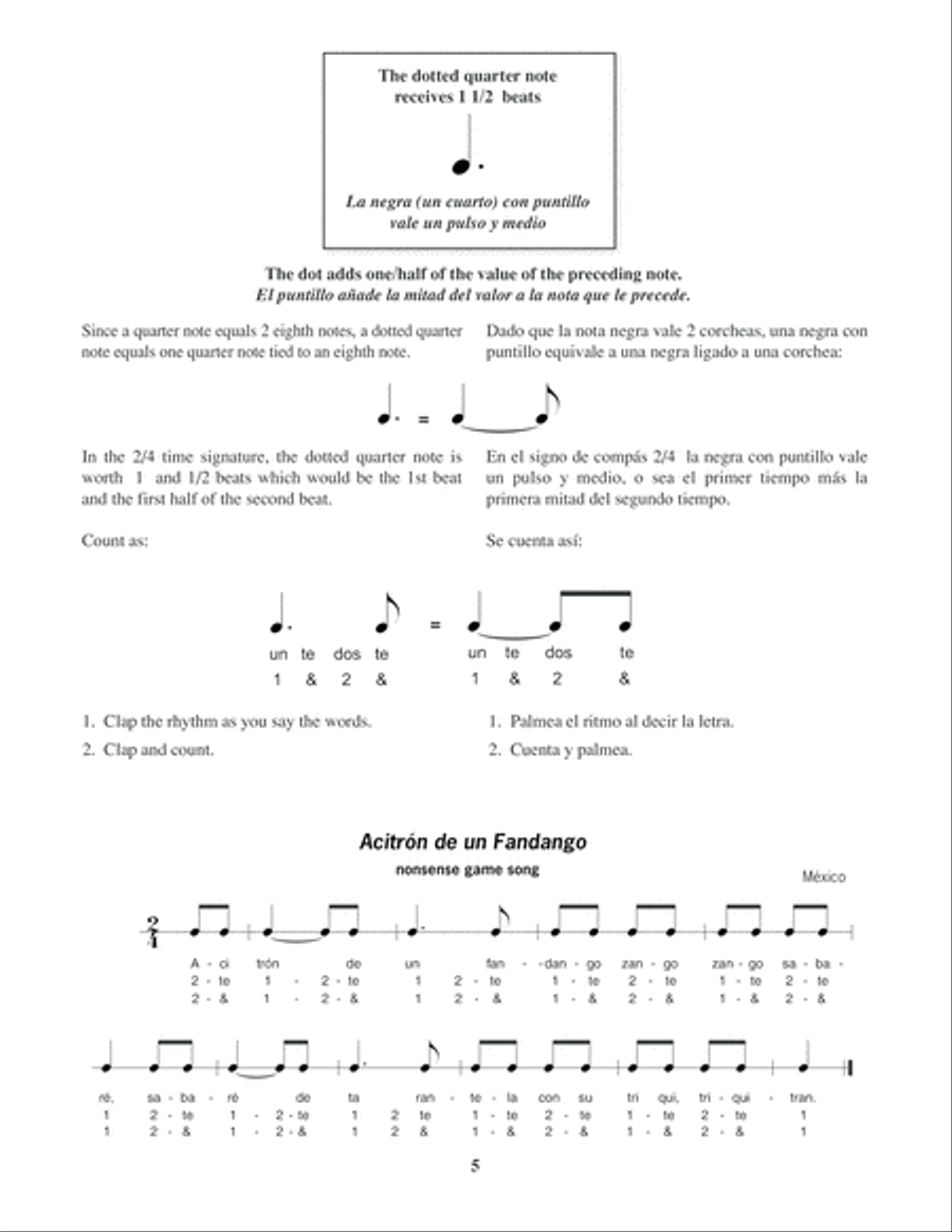 Spanish/English Piano Method, Level 2 Piano Method scores gallery preview page 6