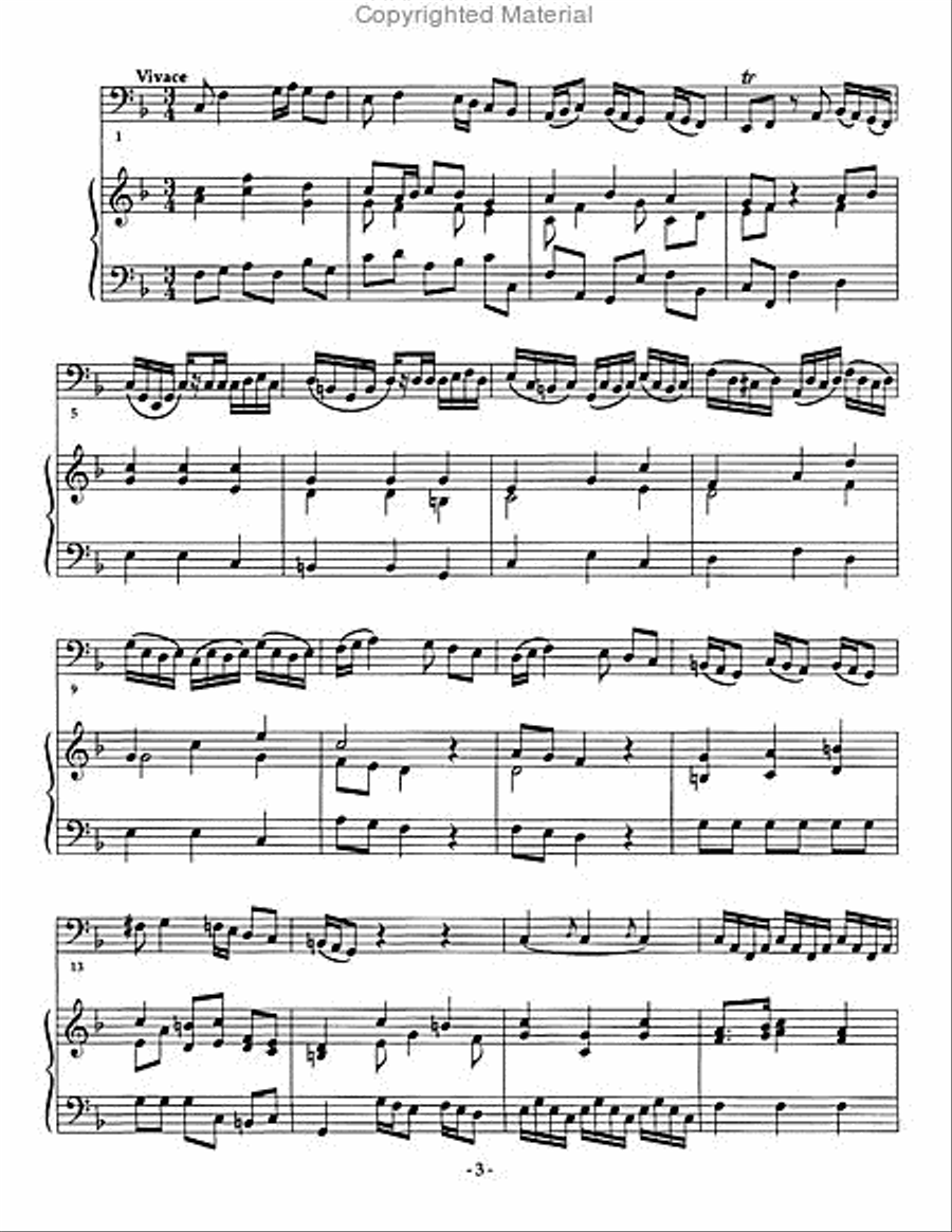 Sonata in F Major Sonata in F Major Tuba scores gallery preview page 3