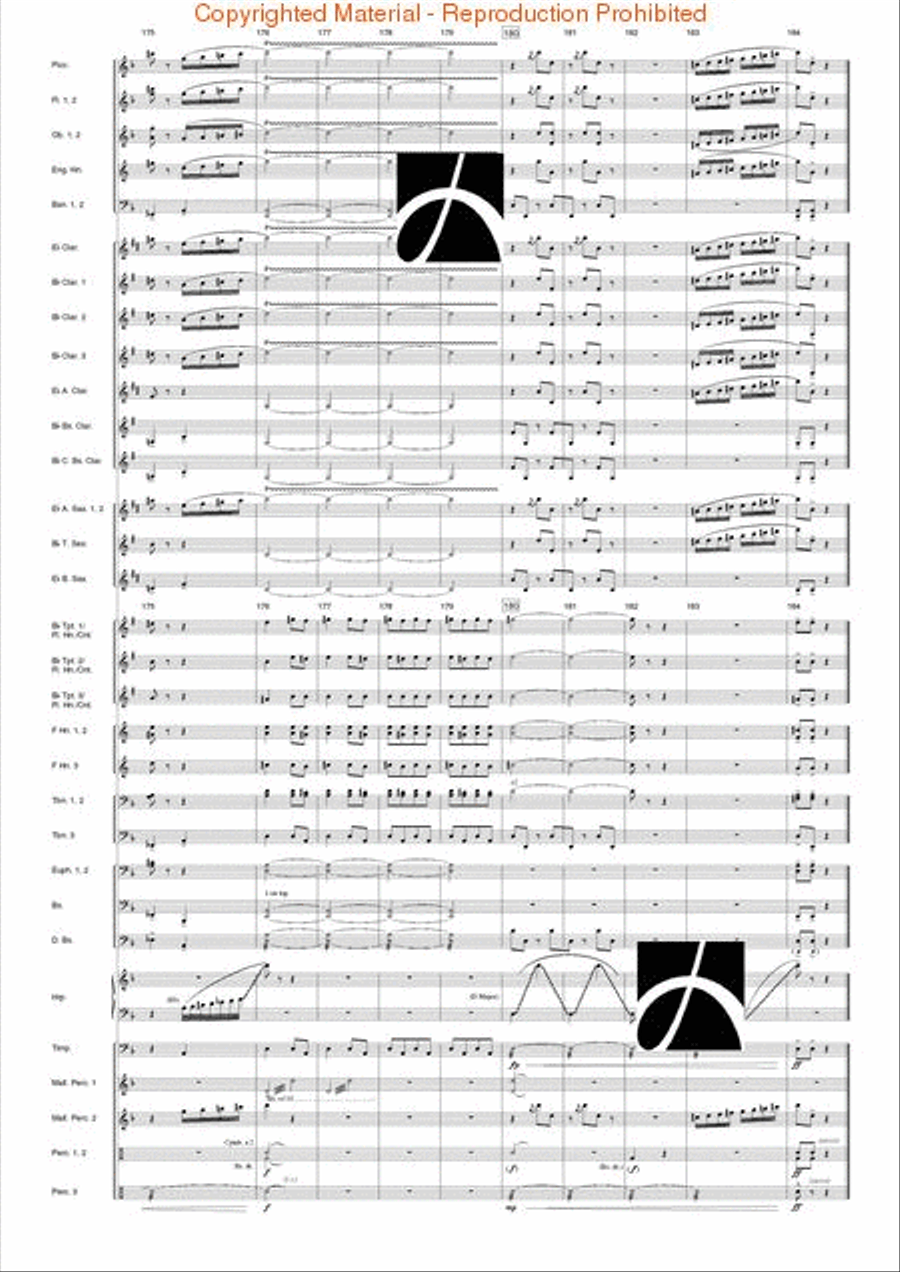 Tanczi Concert Band scores gallery preview page 59