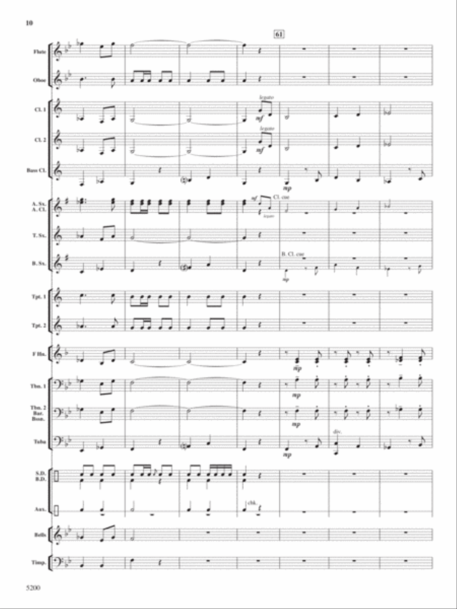 Los Banditos Concert Band scores gallery preview page 10