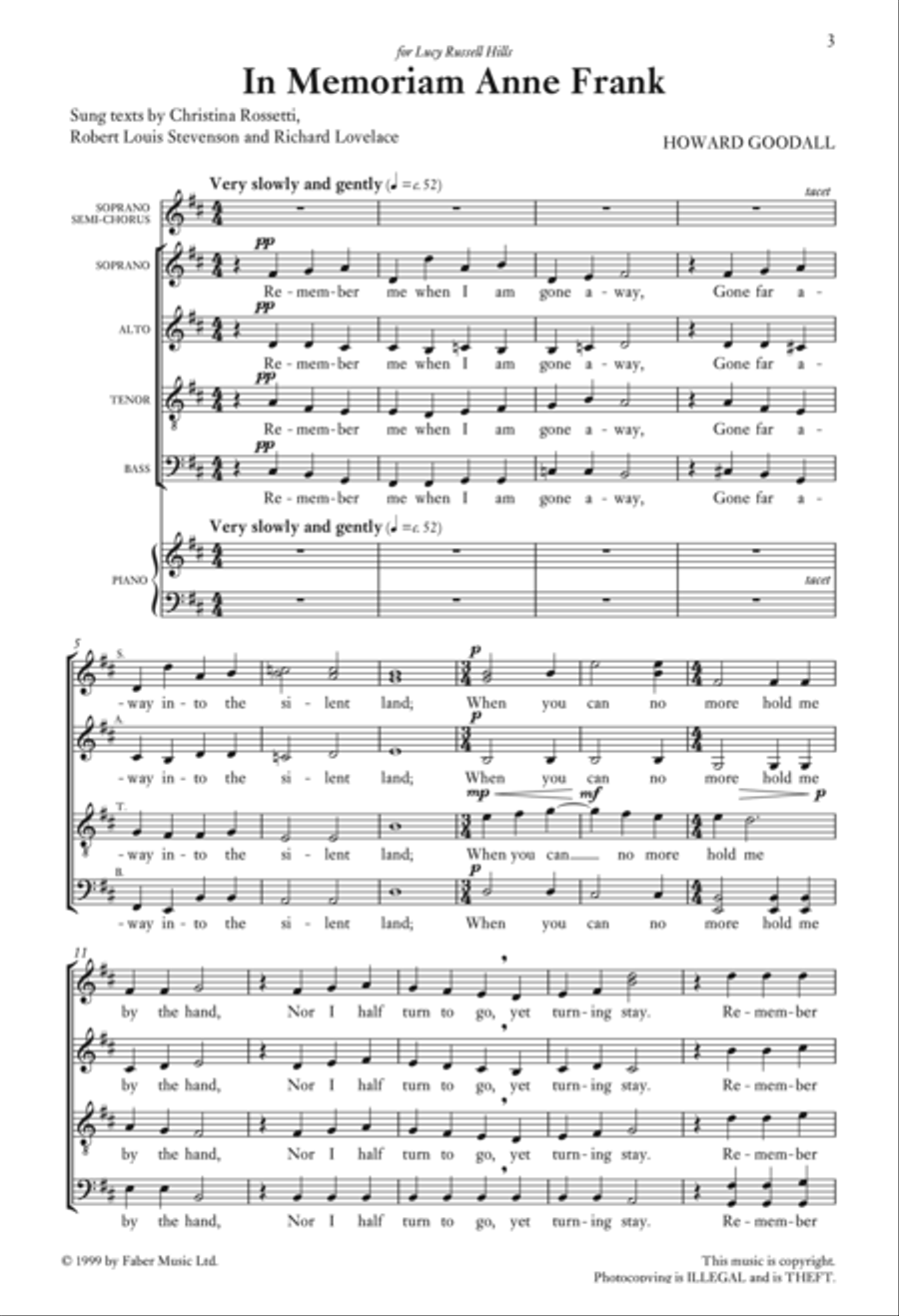 In Memoriam Anne Frank Divisi scores gallery preview page 2
