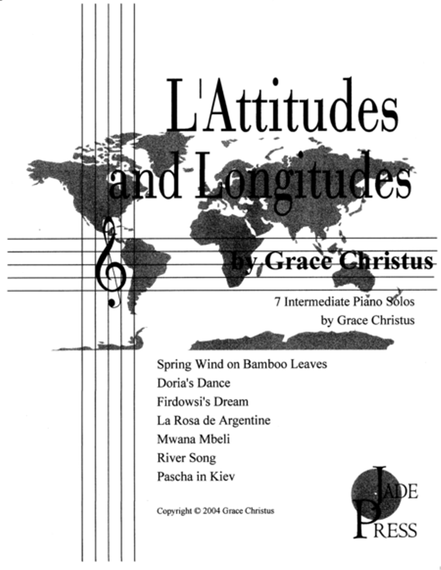 L'Attitudes and Longitudes Piano Solo scores gallery preview page 1
