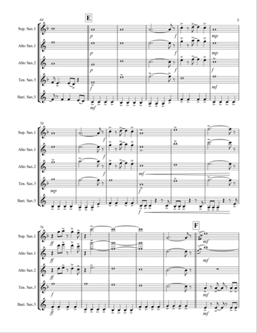 Take On Me Small Ensemble scores gallery preview page 6