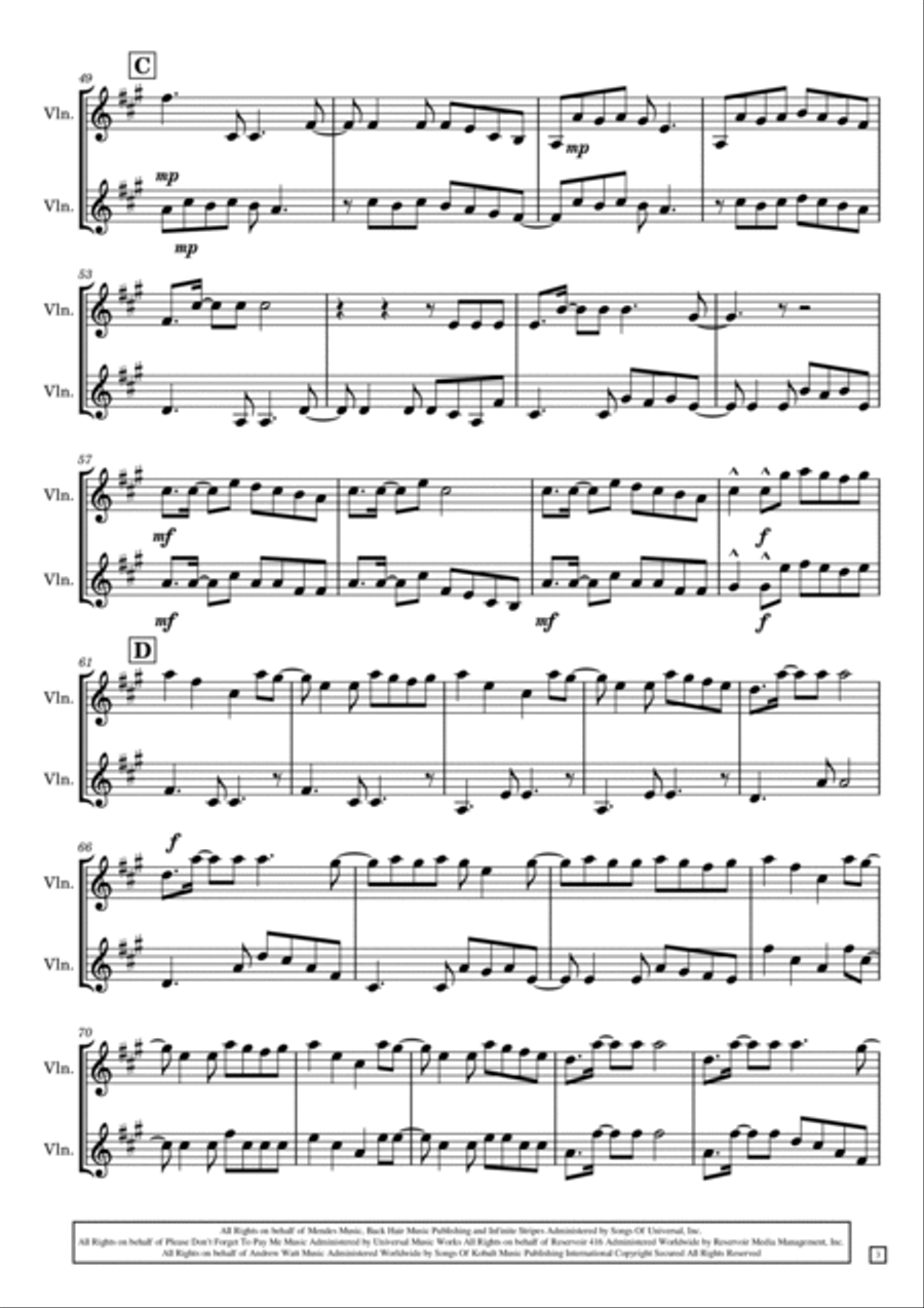 Senorita String Duet scores gallery preview page 3