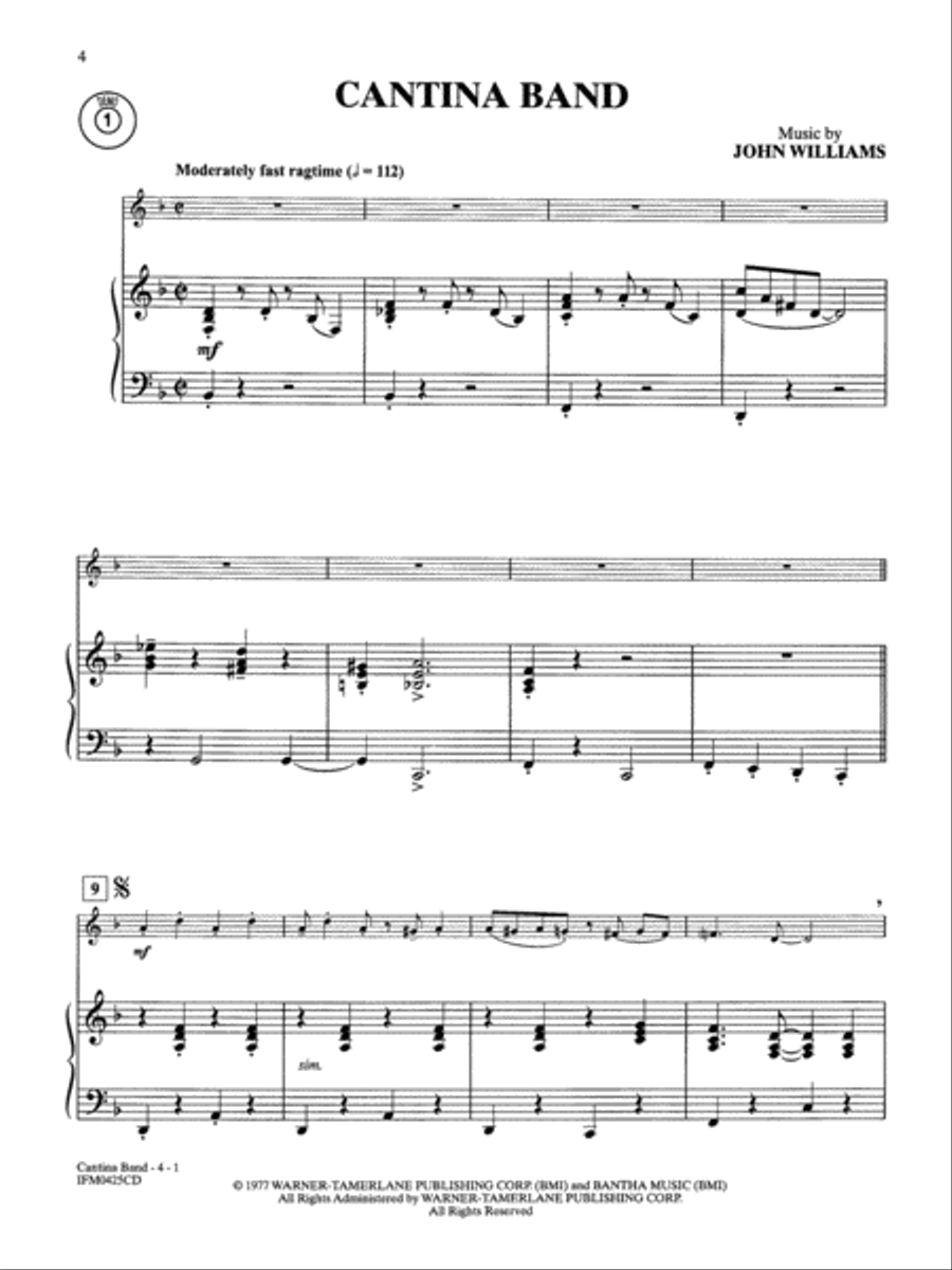 The Very Best of John Williams - Piano Accompaniment (Book/CD) Piano Accompaniment scores gallery preview page 3