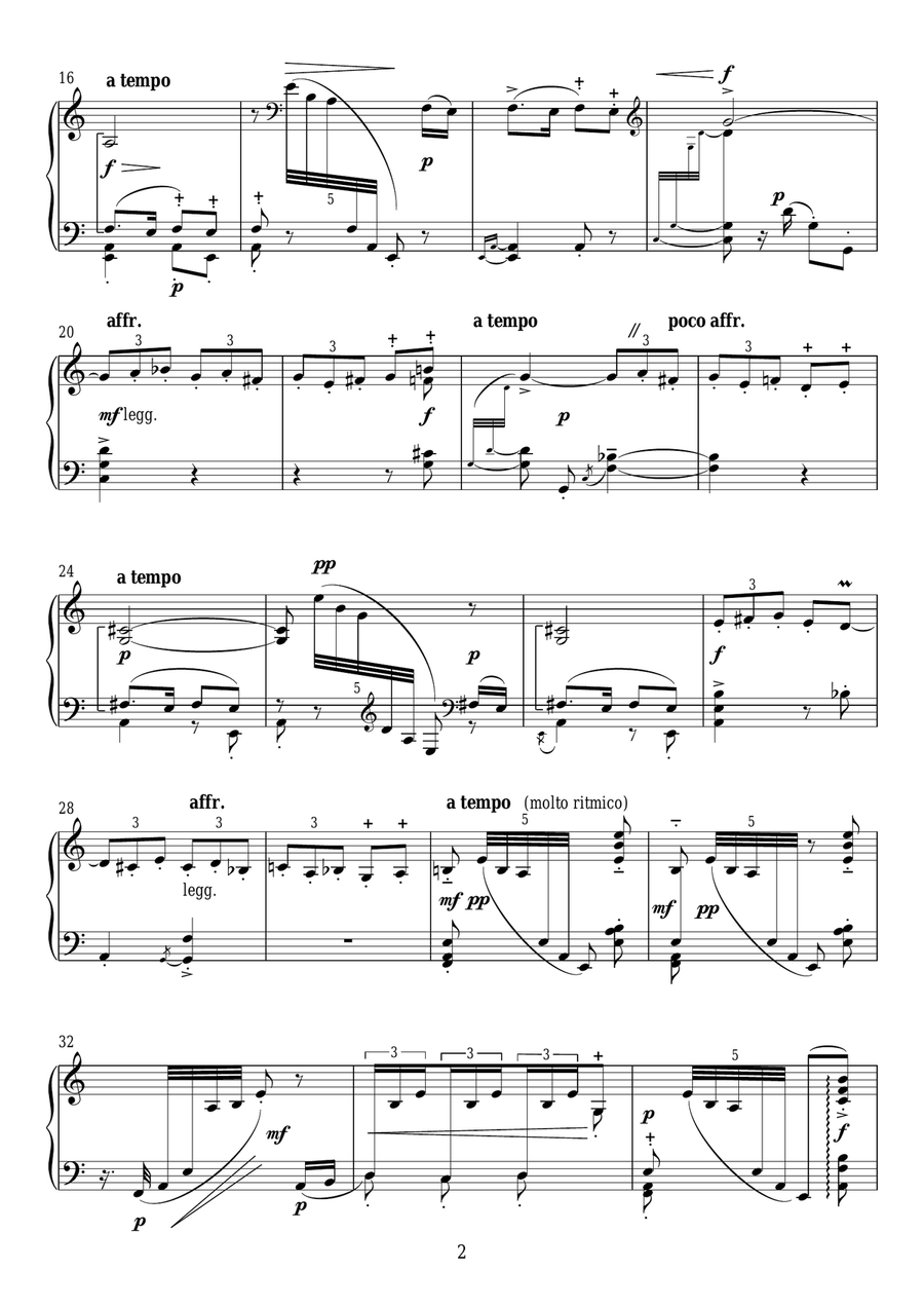 Homenaje Piano Solo scores gallery preview page 2