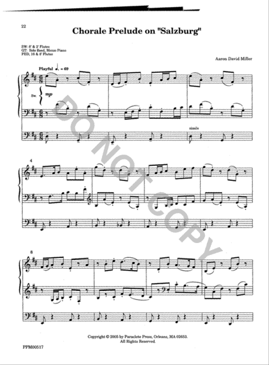 Hymn Series, Volume I Choir scores gallery preview page 23