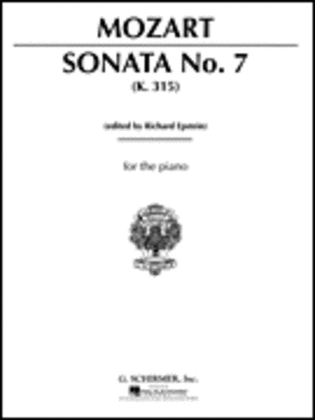 Book cover for Sonata No. 7 in Bb Major K333